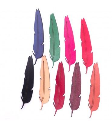 Bookmark Leather Pages Pen Design Handicrafts from Granada - Ayolivo Model