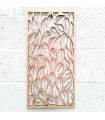 Dekoratives Bild mit arabischem Gitter aus Holz – abstrakte Dekoration – Laserschnitt – Saif-Modell – 60 x 30 cm