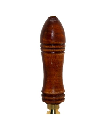 Carillon bronze - manche en bois