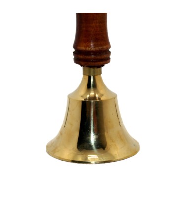Carillon bronze - manche en bois