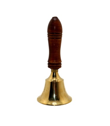 Bronze Bell - Wooden Handle Public