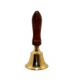 Suoneria bronzo - manico in legno