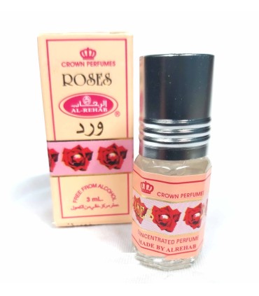 Concentrated Perfume Roses Pink Al rehab Unisex 3ml