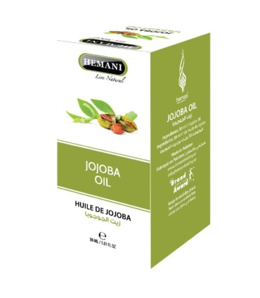 Natürliches Jojobaöl Hemani Rehydrierender Regenerierender Anti-Aging-Make-up-Entferner - 30 ml