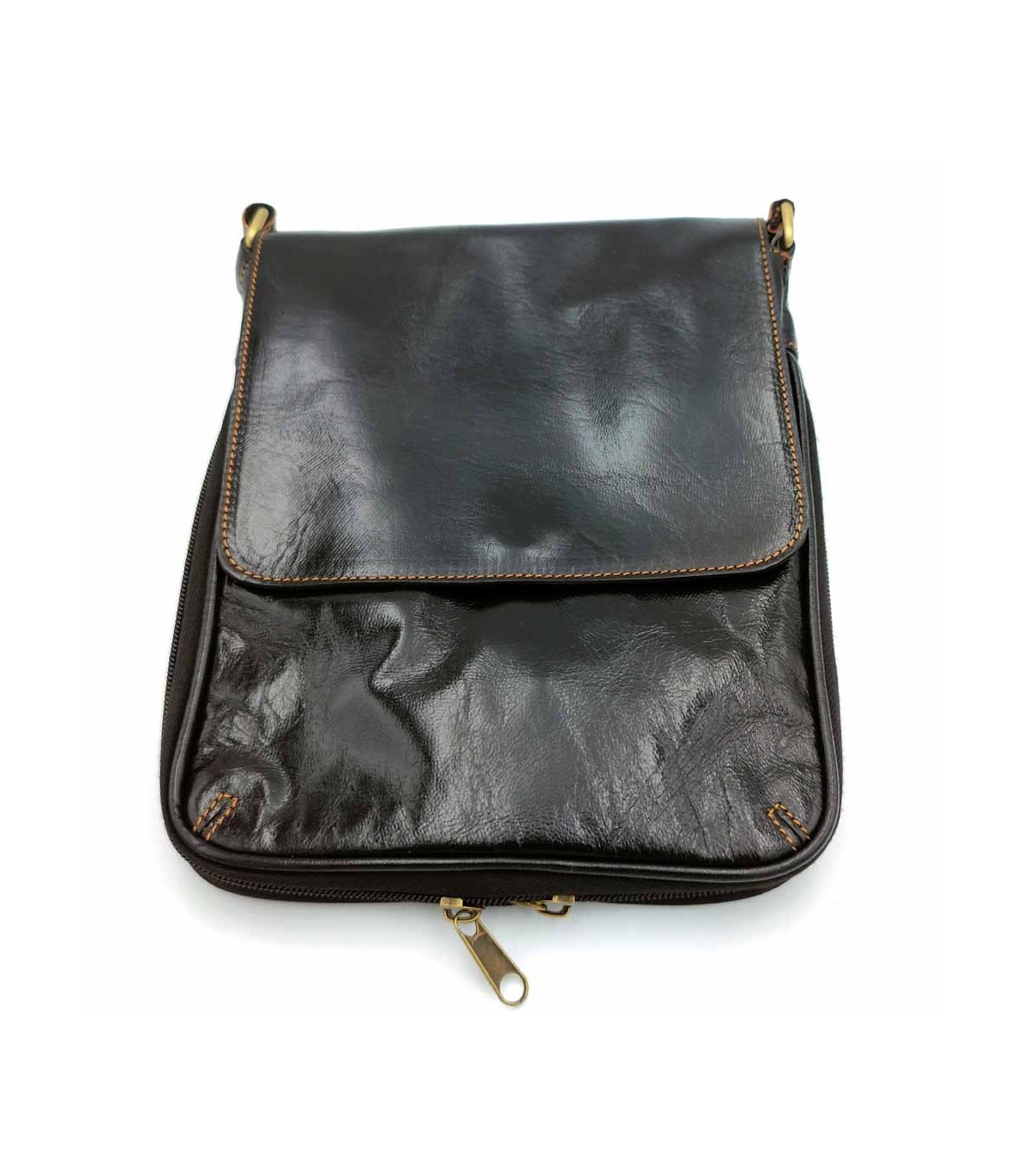 Bolso Hombre Mariconera de Cuero - Marroquinería - Gran Calidad en Acabados  - Modelo
