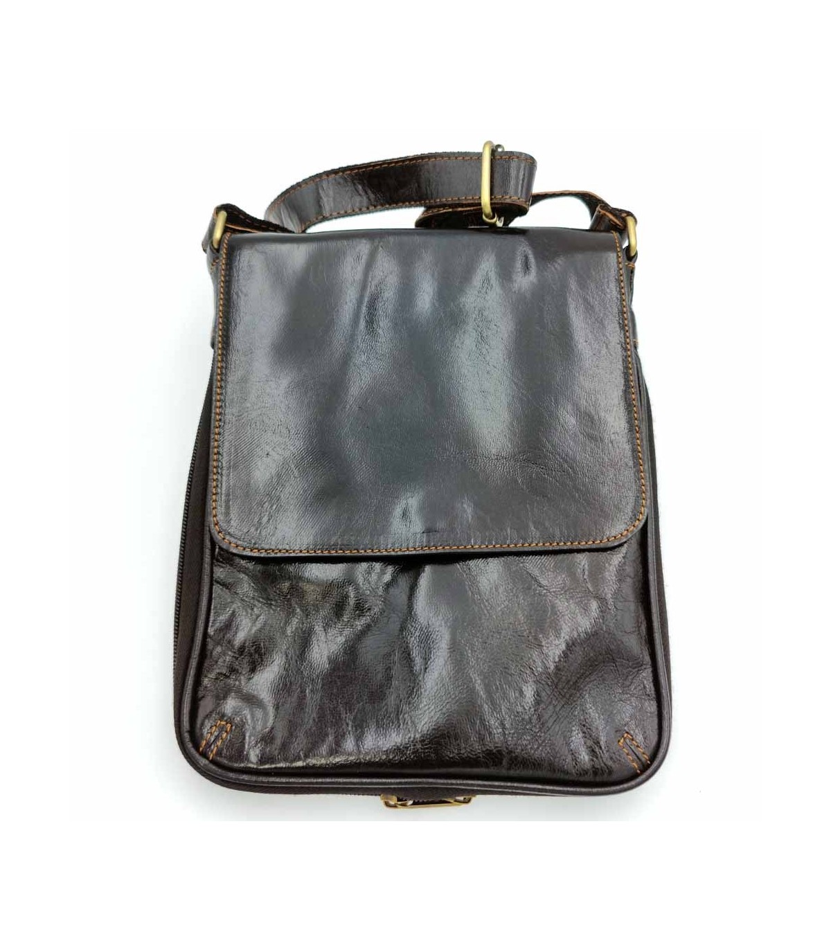 Bolso Hombre Mariconera de Cuero - Marroquinería - Gran Calidad en Acabados  - Modelo