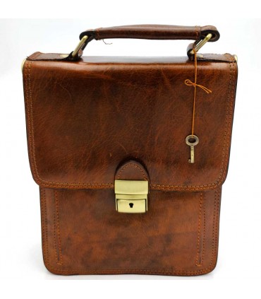 Mariconera Handtasche Aktentasche - Premium-Lederwaren - Marokkanisches Kunsthandwerk - Haqiba-Modell