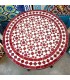 Mesa de mosaico marroquino Zellige Fez Andalusí Jardim ou Terraço - Modelo Najma Akhmar