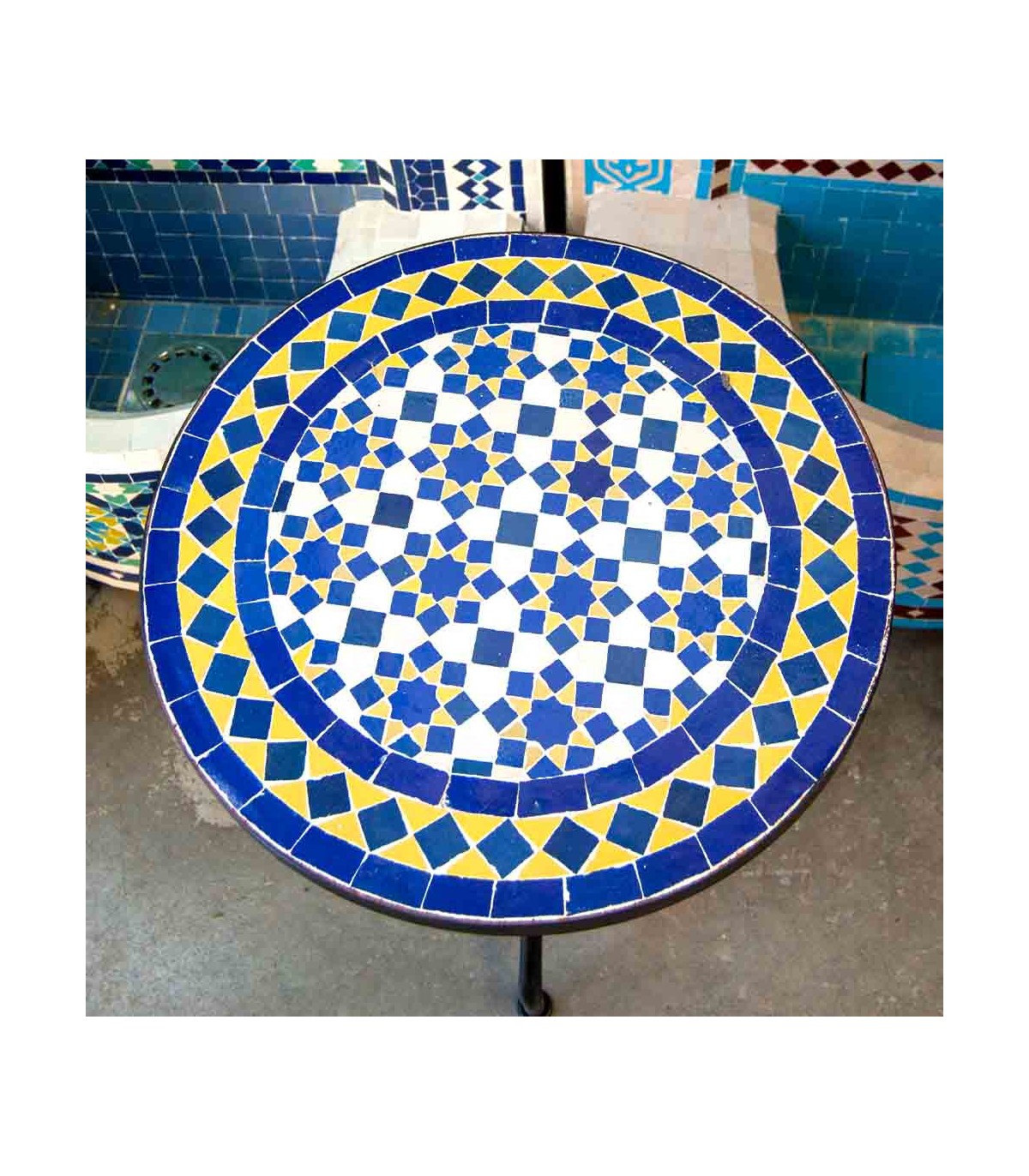 Portacandele A Mosaico Marocchino Rayan, Vetro Fatto A Mano, Rosso, Diametro 8 Cm, WZ160-S