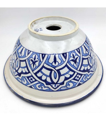 Arabisches Keramikwaschbecken - Handbemalt - Modell Fez - 35 cm