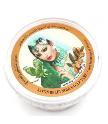 Ecologico "Beldi" nero - Hamman ideale arabo-barca 250 g di sapone