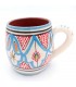 Taza Arabe Cerámica - Decorado Andalusí - Artesanal - 10 cm-Varios Colores