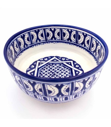 Saladier Bol à fruits en céramique arabe - Artisanat marocain - Bol ou bol - Série FESI