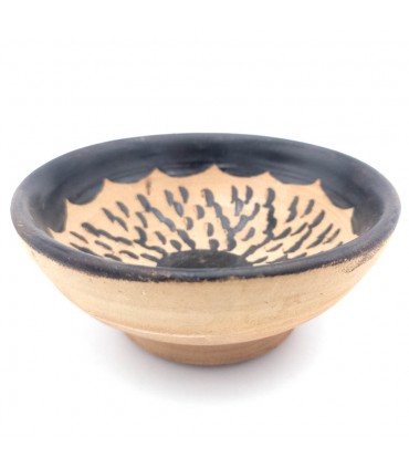 Cuenco cerámica Marroqui terracota Barro Pintado con Brea Natural  - Desinfectante Natural - Refrescante - Modelo Kitran