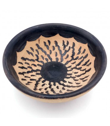 Cuenco cerámica Marroqui terracota Barro Pintado con Brea Natural  - Desinfectante Natural - Refrescante - Modelo Kitran