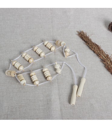 Wooden Roller Body Back Massager - Legs Hip - Stimulating Pain Model Dhahri