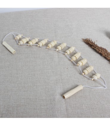 Wooden Roller Body Back Massager - Legs Hip - Stimulating Pain Model Dhahri