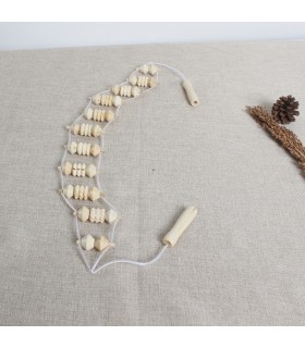 Masseur dorsal en bois pour le corps - Jambes et hanches - Modèle de douleur stimulante Dhahri