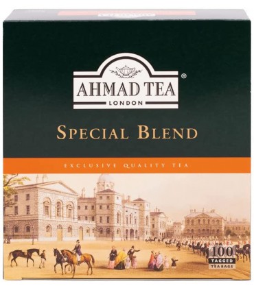 Ahmad Tea Special Blend 100 Black Tea Bags Flavored with Bergamot - 200gr