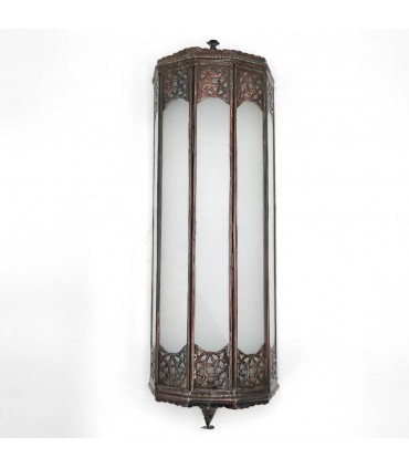 Elongated Crystal Wall Lamp - Andalusian Decoration - Arabic Openwork - TAWILY Model