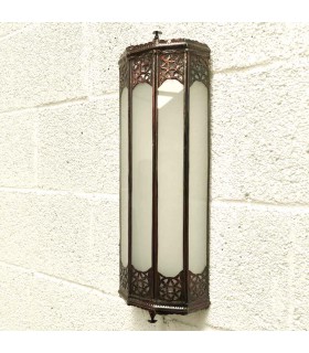Elongated Crystal Wall Lamp - Andalusian Decoration - Arabic Openwork - TAWILY Model