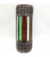 Aplique de Cristal Cilíndrico - Cores - Andaluz - Árabe