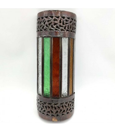 Aplique de Cristal Cilíndrico - Cores - Andaluz - Árabe