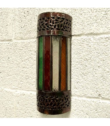 Aplique de Cristal Cilíndrico - Cores - Andaluz - Árabe
