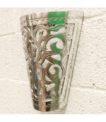 Appliquer Projet mural en aluminium - Floral - poli