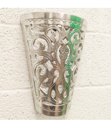 Appliquer Projet mural en aluminium - Floral - poli