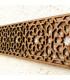 Lattice a taglio laser DM arabo - Decorazione andalusa - Design Arabesk - 80x10 cm