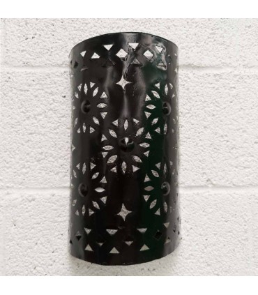 Openwork Iron Wall Lamp - Half Cylinder - Model NAJMA