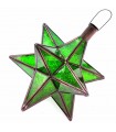 Candeeiro de teto estrela andaluz - artesanato marroquino - modelo Khadra Star
