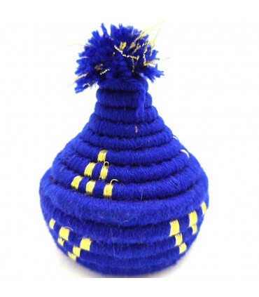 Bonbonnière Doublée Velours Cœur De Palmier Artisanat Marocain - Modèle Makhmal