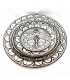 Assiette ou Table Décorative - Céramique Andalouse Asfi - Artisanat Marocain - Modèle Aswadein