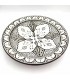 Prato ou Mesa Decorativa - Cerâmica Asfi Andalusí - Artesanato Marroquino - Modelo Aswadein