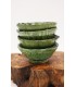 Ciotola in Ceramica Verde Tamegroute Artigianato Marocchino - Modello Tamegroute
