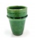 Moroccan Tamegroute Green Ceramic Tea Cup Tamegroute Model