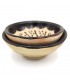 Cuenco cerámica Marroqui terracota Barro Pintado con Brea Natural  - Desinfectante Natural - Refrescante - Modelo Kitran