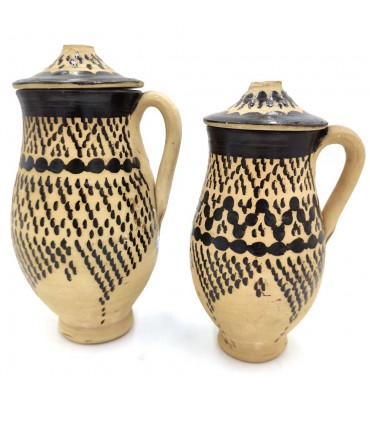 Jarra em Cerâmica Marroquina ou Jarra Berber Natural Terracotta - Desinfetante Natural - Refrescante - Modelo Kitran