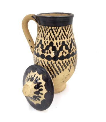 Vaso in Ceramica Marocchino o Vaso Berbero in Terracotta Naturale - Disinfettante Naturale - Rinfrescante - Modello Kitran