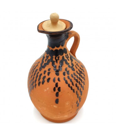 Jarra o florero Cerámica Marroquí Terracota Roja Natural Bereber - Desinfectante Natural - Refrescante - Modelo Kitran nº 3