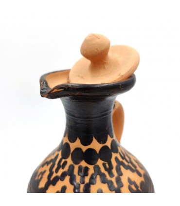 Vaso in ceramica marocchina o vaso berbero in terracotta rossa naturale - Disinfettante naturale - Rinfrescante - Modello Kitran