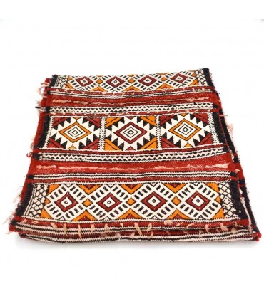 2 x Funda Cojín Bereber Tapiz Antiguo Artesanía Marroquí - 36x36cm Modelo Haquiki