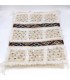 2 x Berber Cushion Cover Moroccan Handicraft Beige Bohemian Andalusian Decoration 50cm x 50cm Model nº3