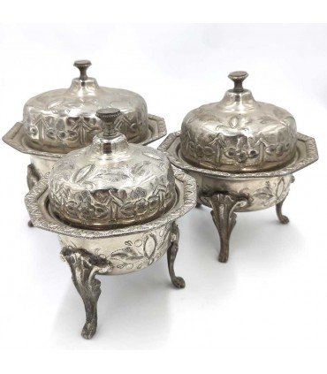 Antique Alpaca Moroccan Alpaca Candy Box Set Vintage Crafts Model Shaibani nº 4