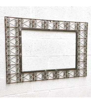 Marco de Espejo Marroquí Horizontal o Vertical Forja Artesanía Decoración Árabe Modelo Miraatun Hadid