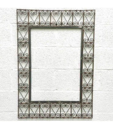 Miroir Marocain Cadre Horizontal ou Vertical Forge Artisanat Décoration Arabe Modèle Miraatun Hadid