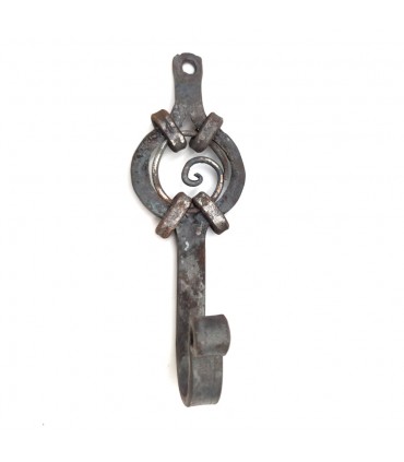 Handgefertigten schmiedeeisernen Aufhänger - Design Arabisch - Qualität Deluxe - 14 cm