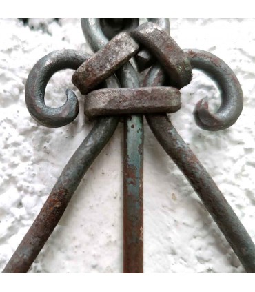 Cabide Árabe Forja - Decoração Andaluza - Artesanato Marroquino - Modelo WAHID Hadid